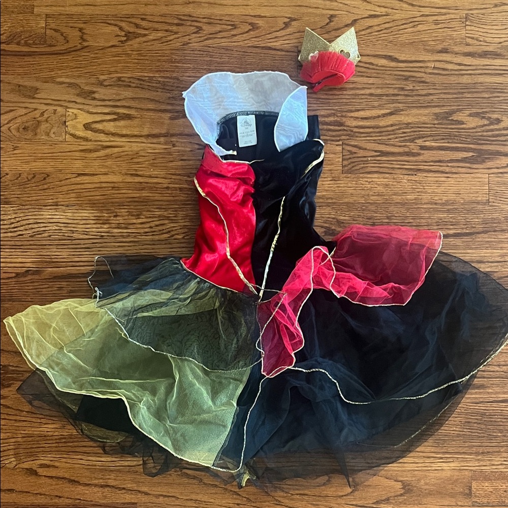 Disney Red and Black Kids Costume with Gold Accents